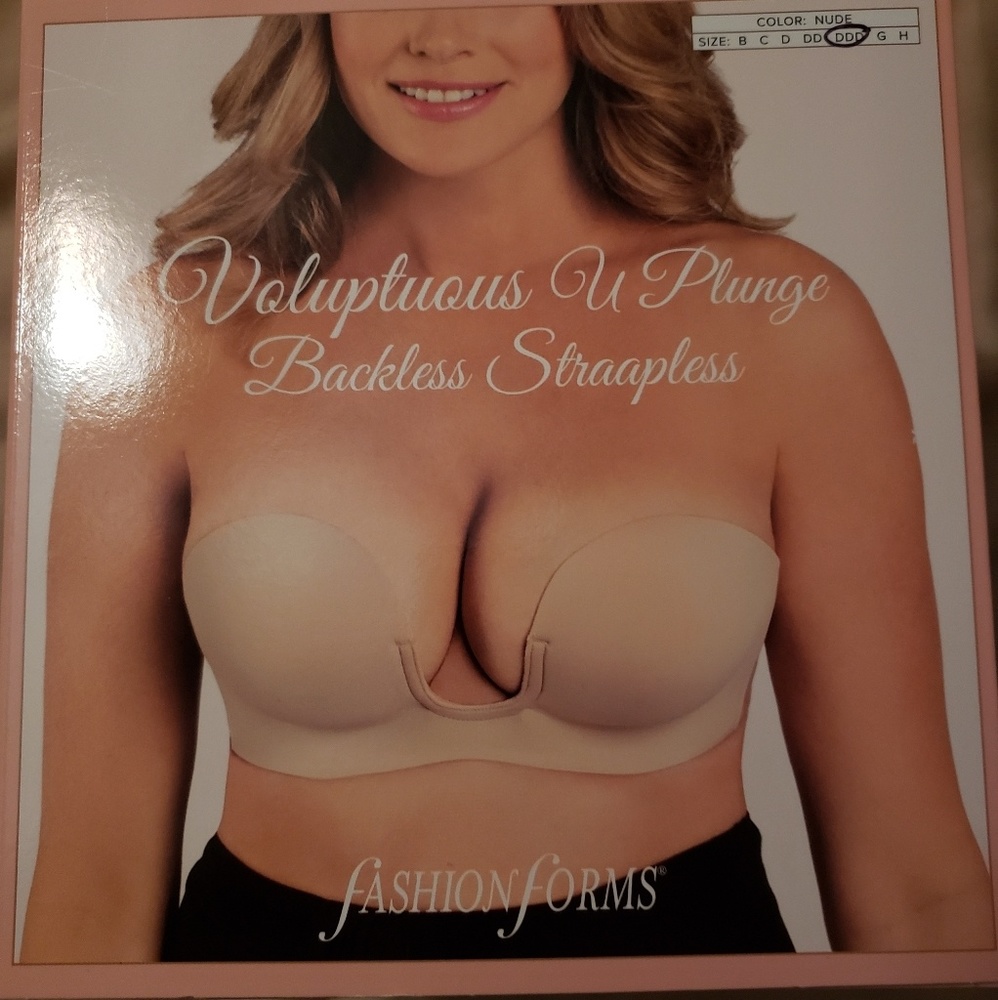 Backless strapless bra